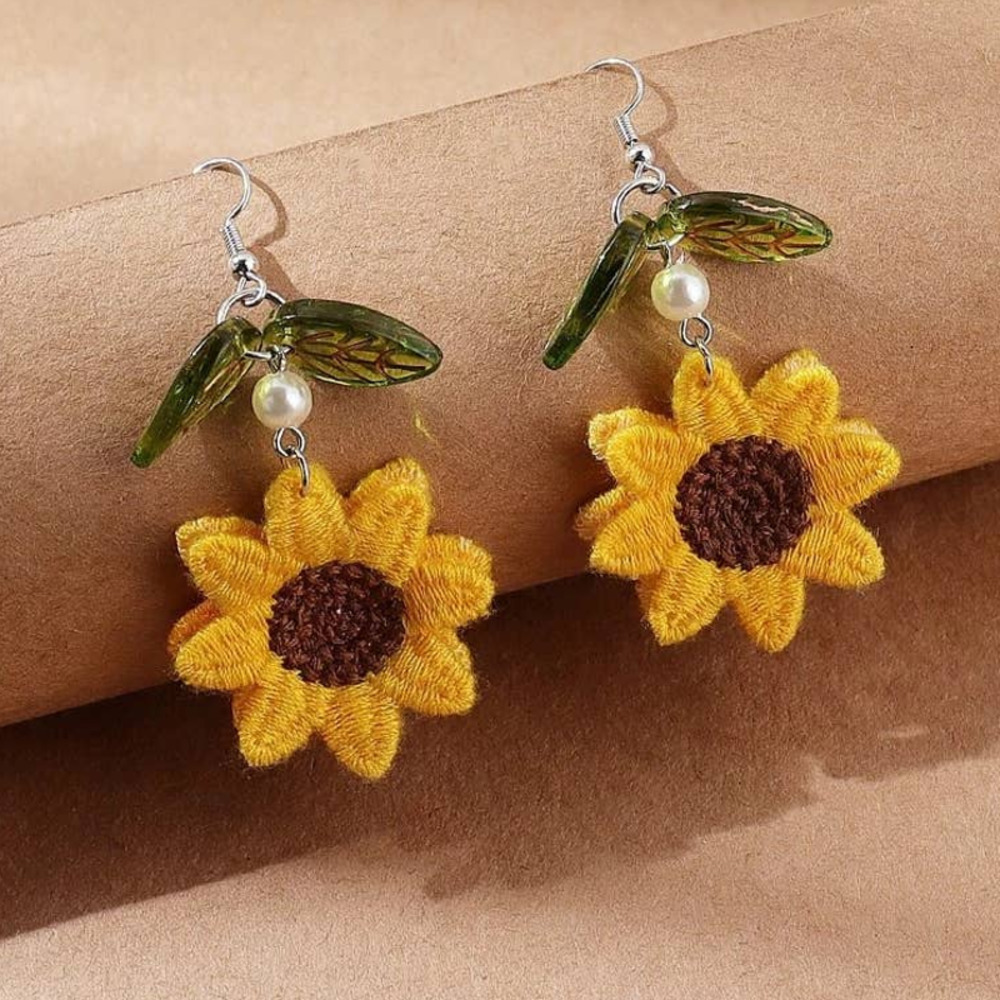 3 for $20 Sale: Anthro Sunflower Drop Earrings